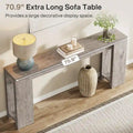 70.9 Inch Console Sofa Table for Living Room, Entryway, and Hallway