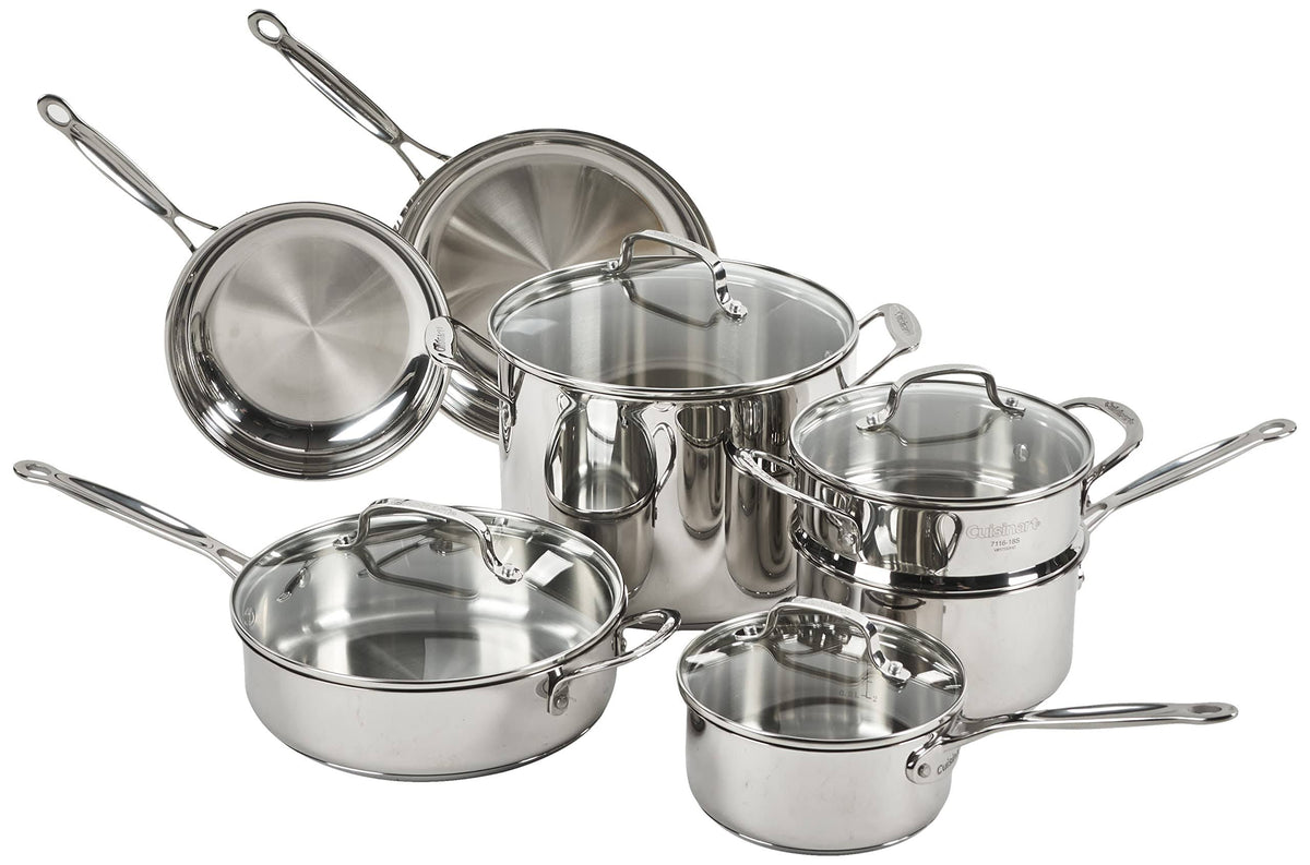 Cuisinart 77 11g Chef's Classic Stainless 11-Piece Cookware Set