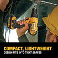 DEWALT 20V Max Cordless Drill/Driver Kit, Compact, 1/2 Inch (DCD771C2), Yellow