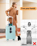 20 in Carry on Luggage with Cup Holder & USB Port, Airline Approved TSA Locked Luggage, Lightweight PC Material Travel Suitcase