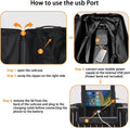 20 in Carry on Luggage with Cup Holder & USB Port, Airline Approved TSA Locked Luggage, Lightweight PC Material Travel Suitcase