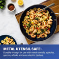 Classic Blue 20-Piece Aluminum Ultra Durable Non Stick Diamond Infused Cookware and Bakeware Set