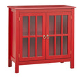 Portland 2 Door Glass Cabinet by Simple Living