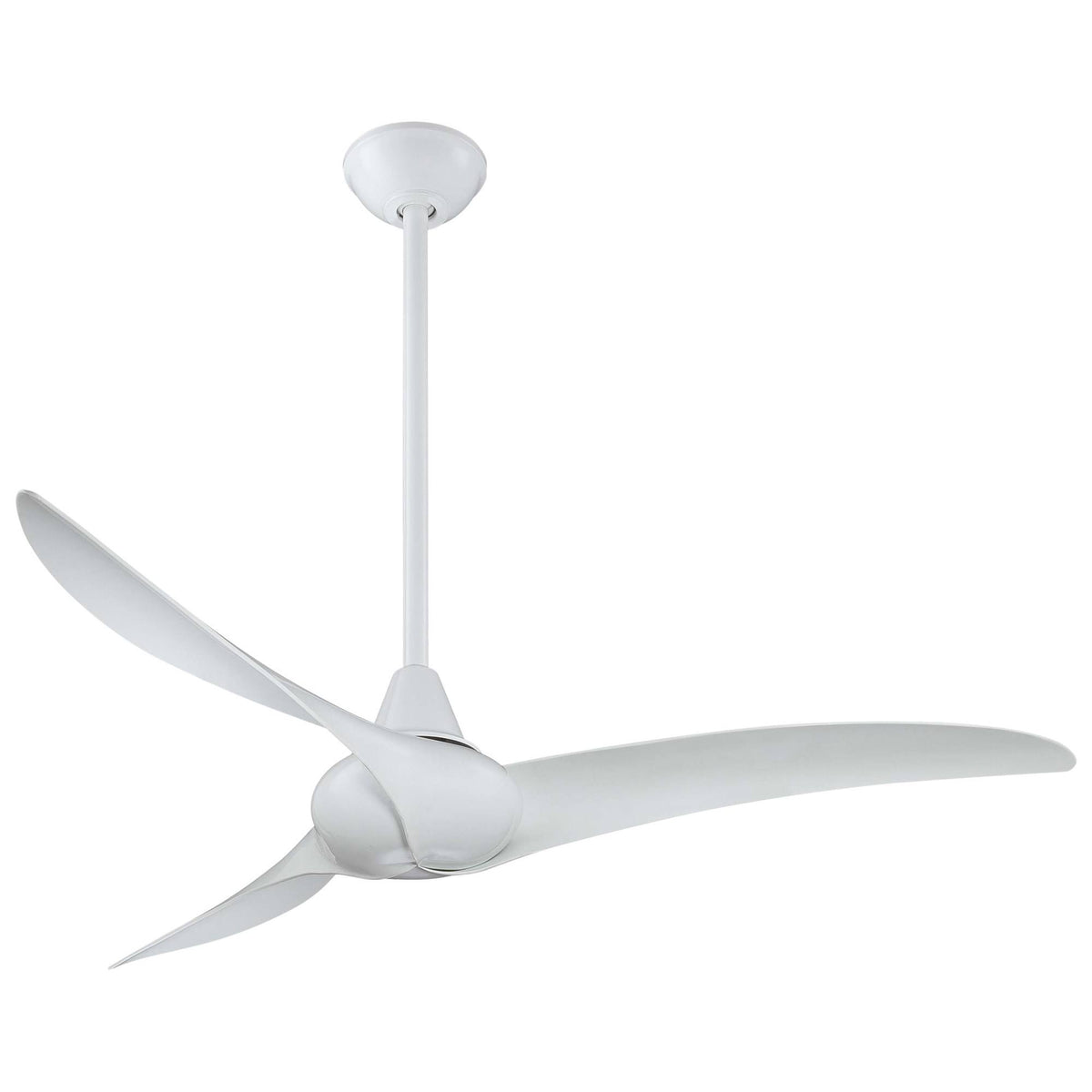 Minka Aire Wave 52" Ceiling Fan White White Blades